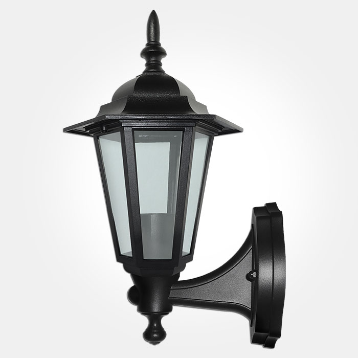 Eterna IP44 Outdoor Garden 6W LED Aluminium Lantern Black & White Available 